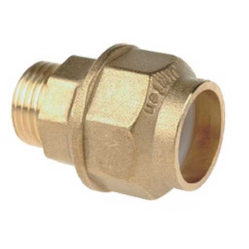 ENLACE MIXTO ROSCA/M Ø 20-1/2" LATON (para polietileno)  ARCO 45020